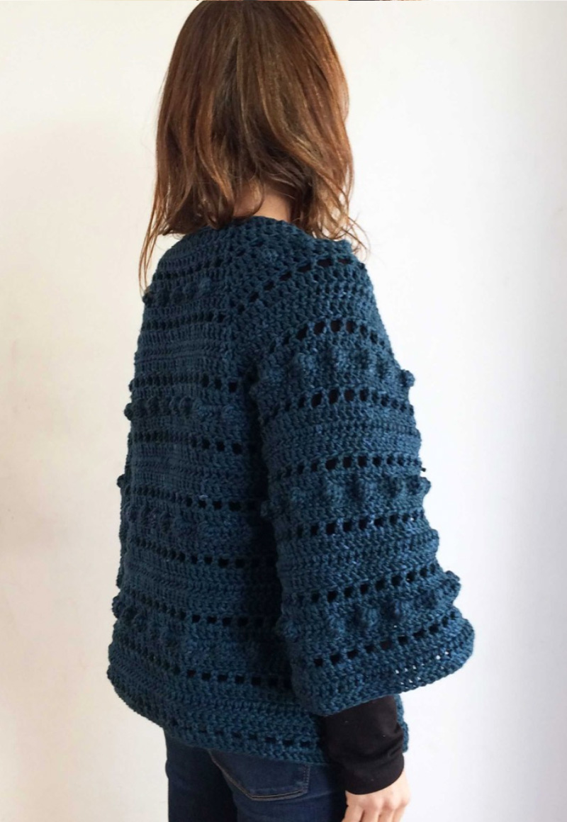 Patron Crochet Cardigan Rubens TallerCeleste.cl